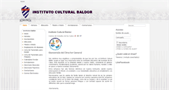 Desktop Screenshot of institutobaldor.edu.mx